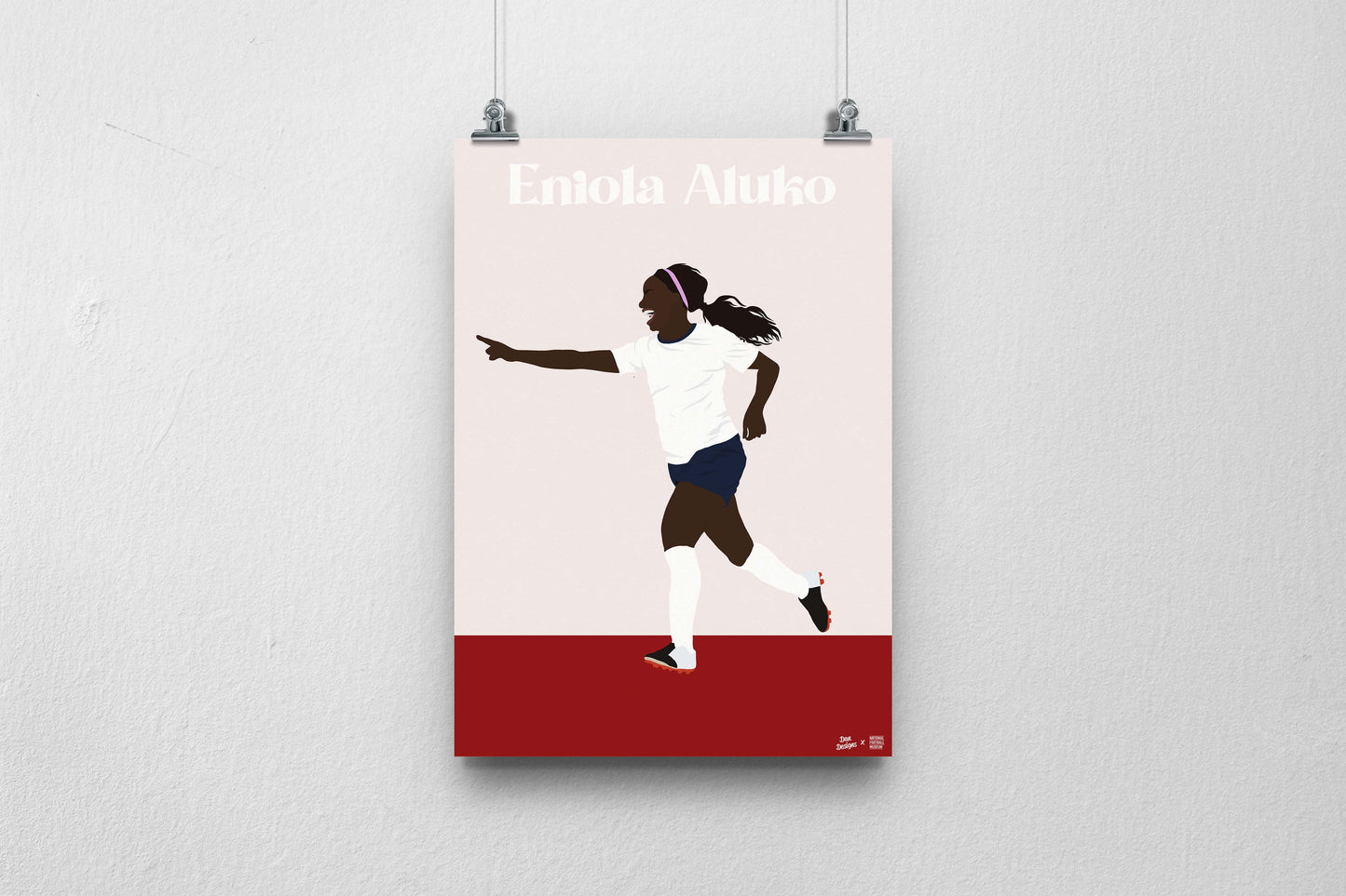 Eniola Aluko A3 Print - DanDesignsGB