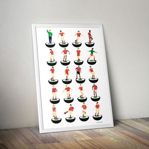 Nottingham Forest Legends Subbuteo Print