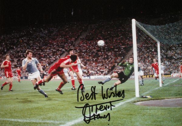 Trevor Francis Signed 1979 European Cup Final Photo