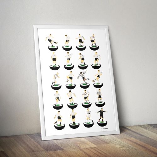 Fulham Legends Subbuteo Print