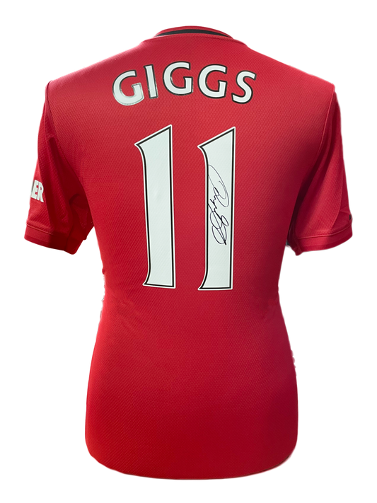Ryan Giggs Signed Manchester United No.11 Shirt