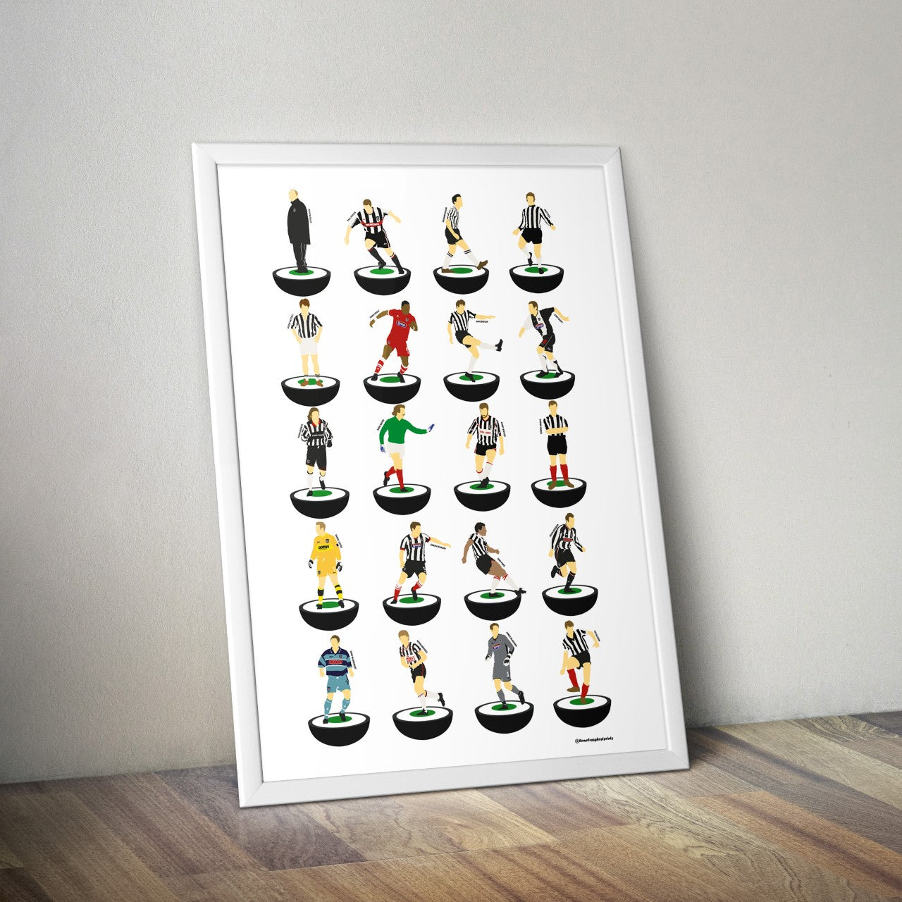 Grimsby Town Subbuteo Print