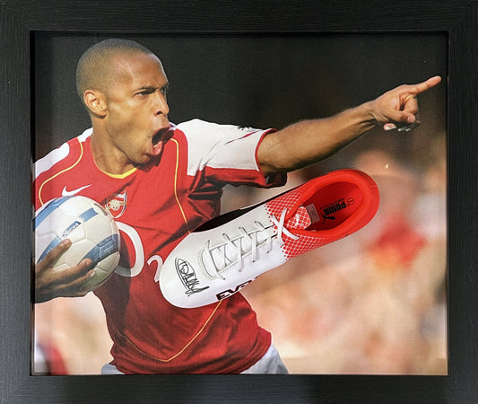 Thierry Henry Signed Boot