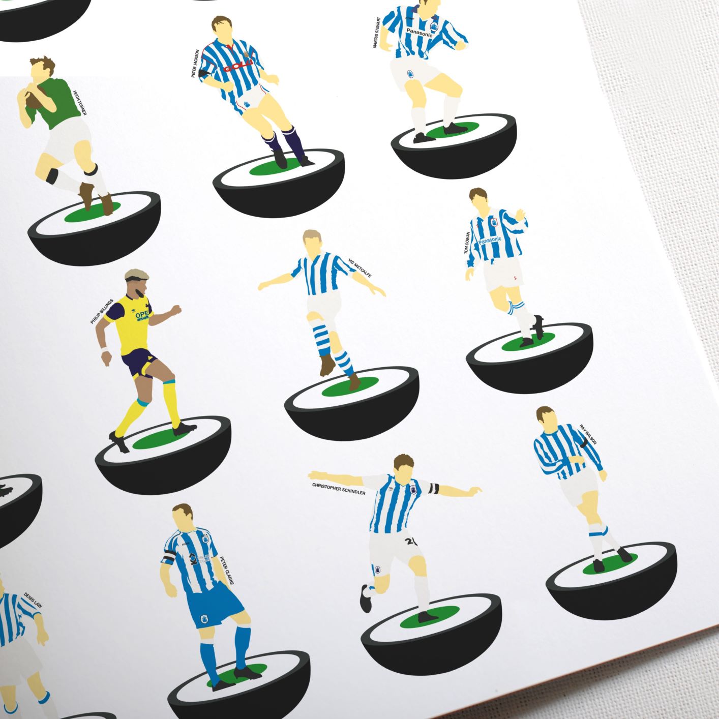 Huddersfield Subbuteo Print