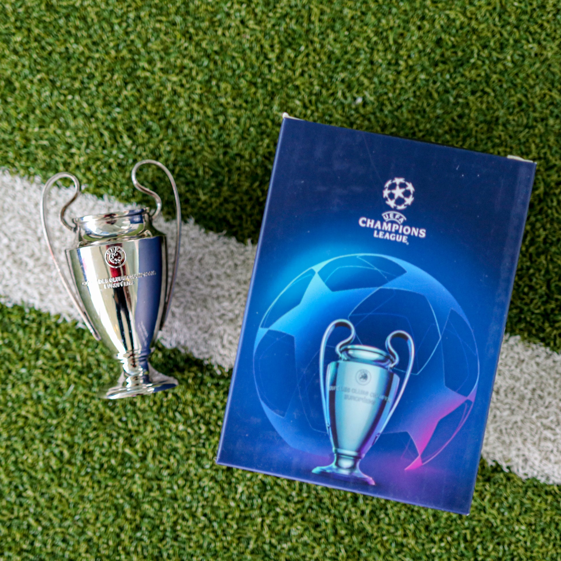 Champions League 150mm Trophy with Plinth – National Football Museum Shop