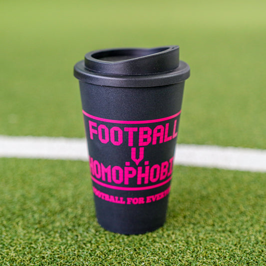 Football v Homophobia Travel Mug