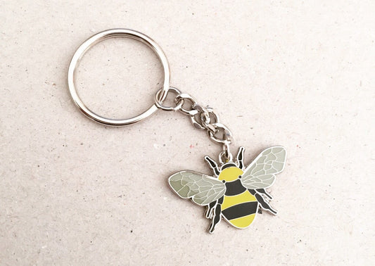 Manchester Bee Keyring - The Manchester Bee Co.