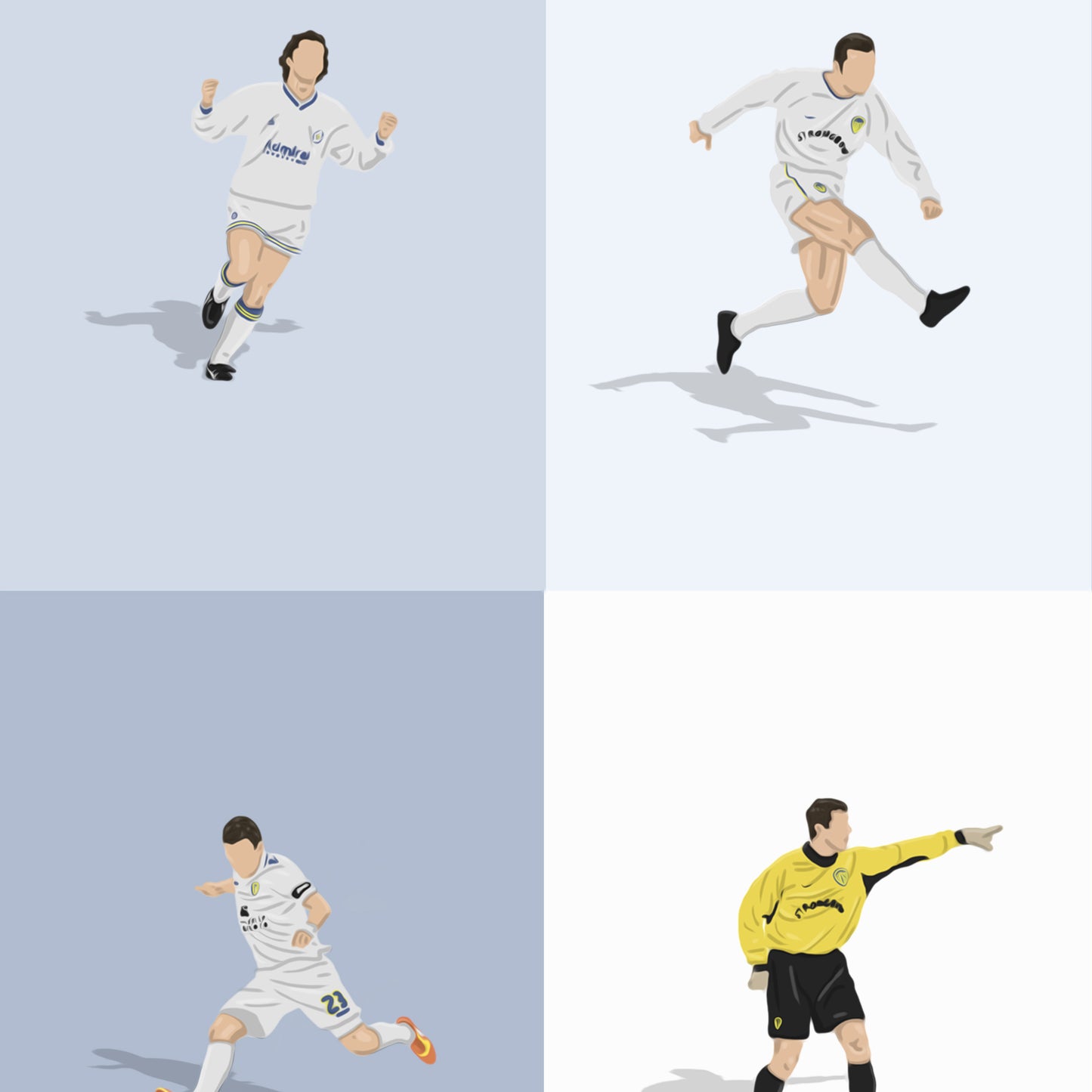 Leeds' Greatest Players Print