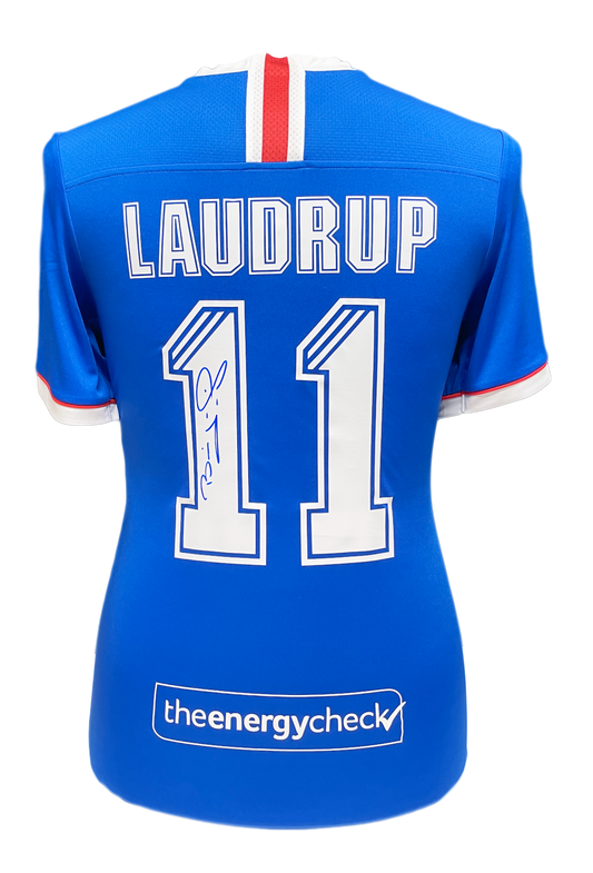 Brian Laudrup signed Rangers Shirt