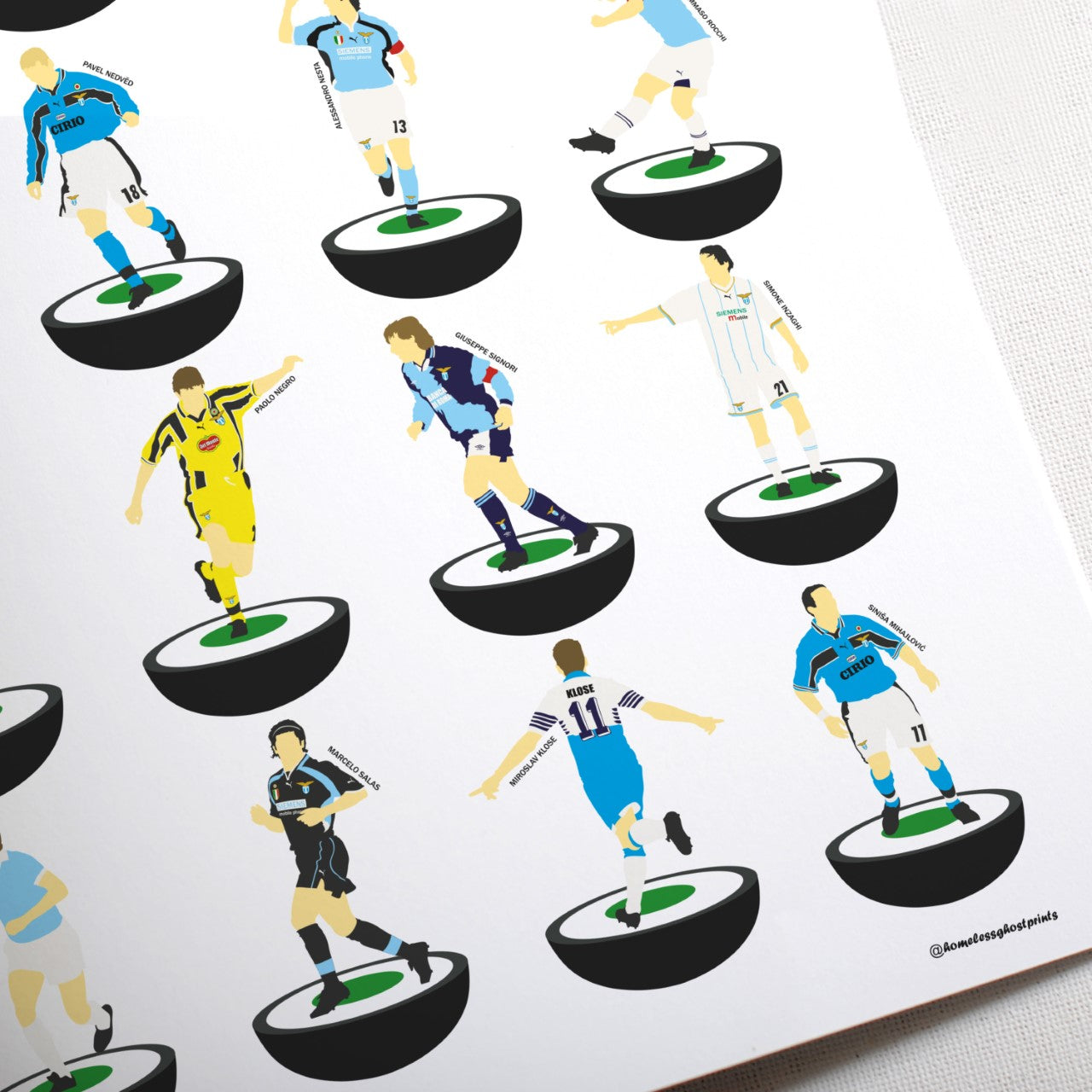 Lazio Subbuteo Print