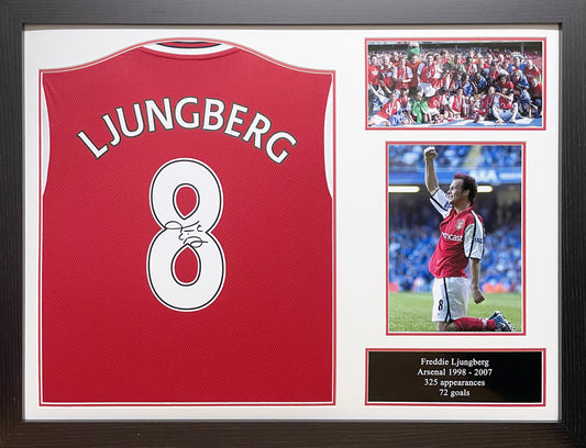 Freddie Ljungberg Signed Arsenal Shirt