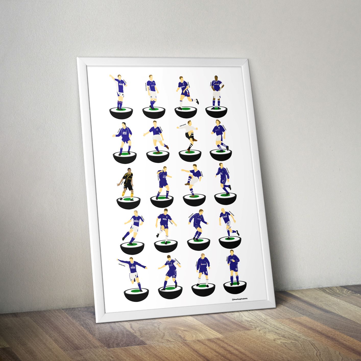 Macclesfield Town Subbuteo Print