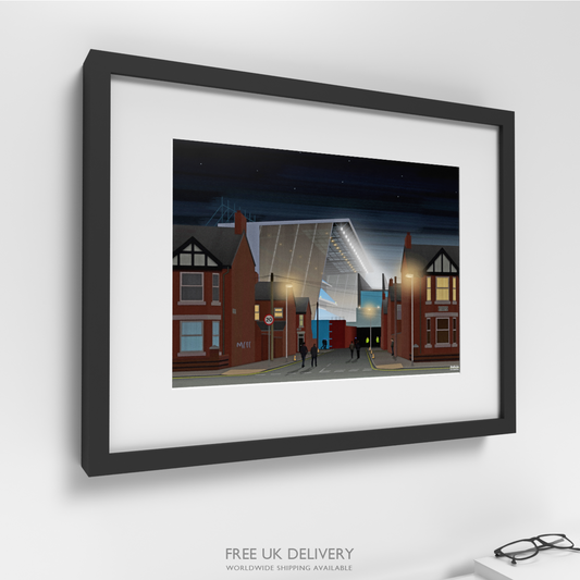 Walking to Maine Road Art Print