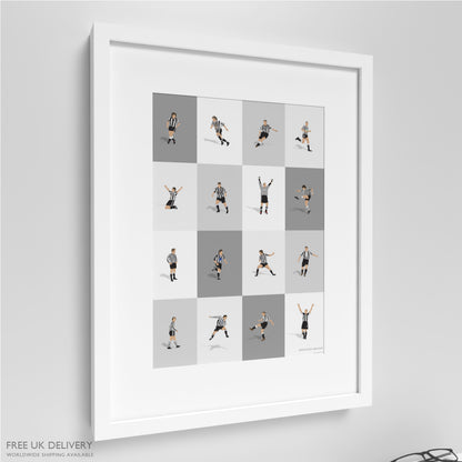 Newcastle's Greatest Players Print