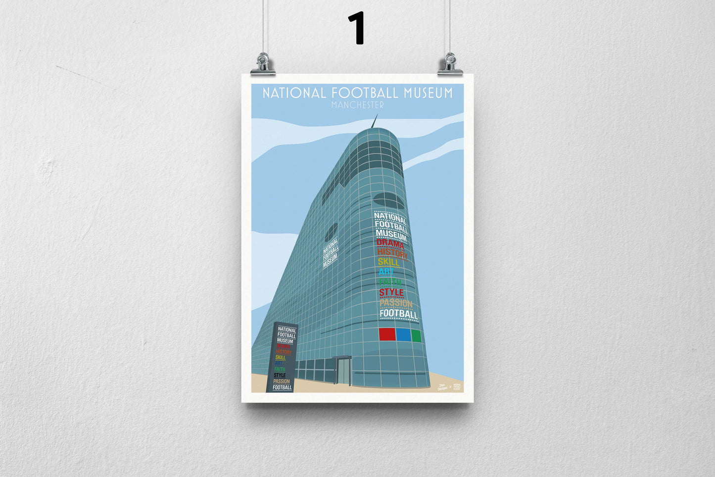 National Football Museum A3 Print - DanDesignsGB