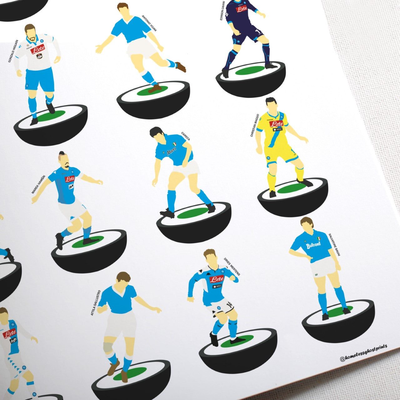 Napoli Subbuteo Print