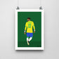 Neymar Brazil A3 print - DanDesignsGB