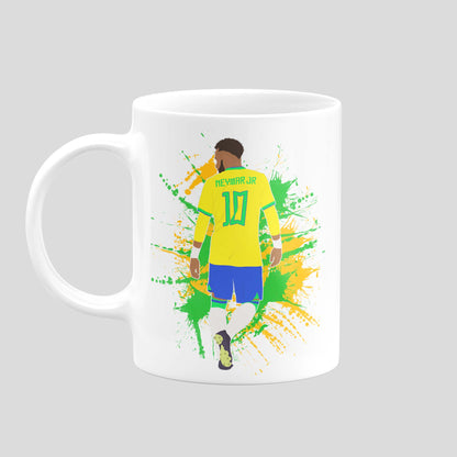 Brazil Players Mugs - DanDesignsGB