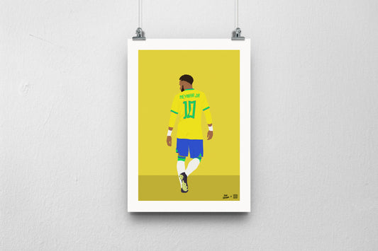 Neymar Brazil print - DanDesignsGB