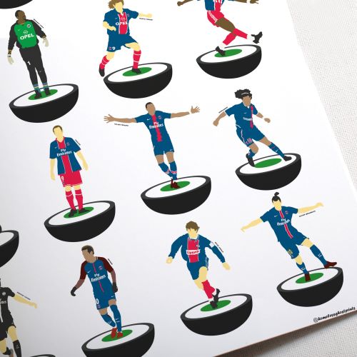 Paris Saint Germain Subbuteo Print