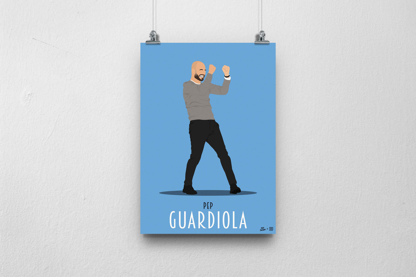 Pep Guardiola A3 Art Print - DanDesignsGB
