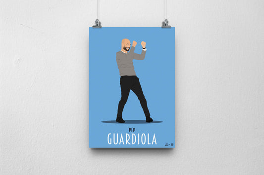 Pep Guardiola A3 Art Print - DanDesignsGB