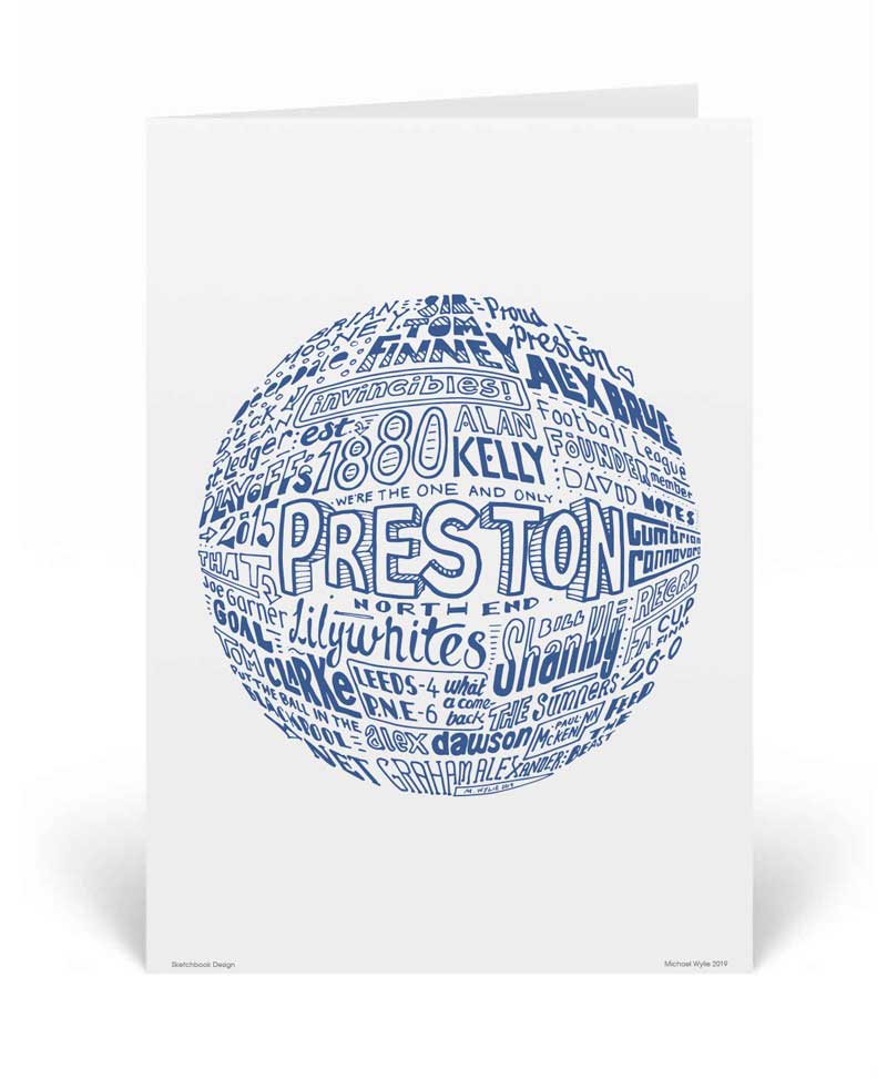 Sketch Book - Preston Card