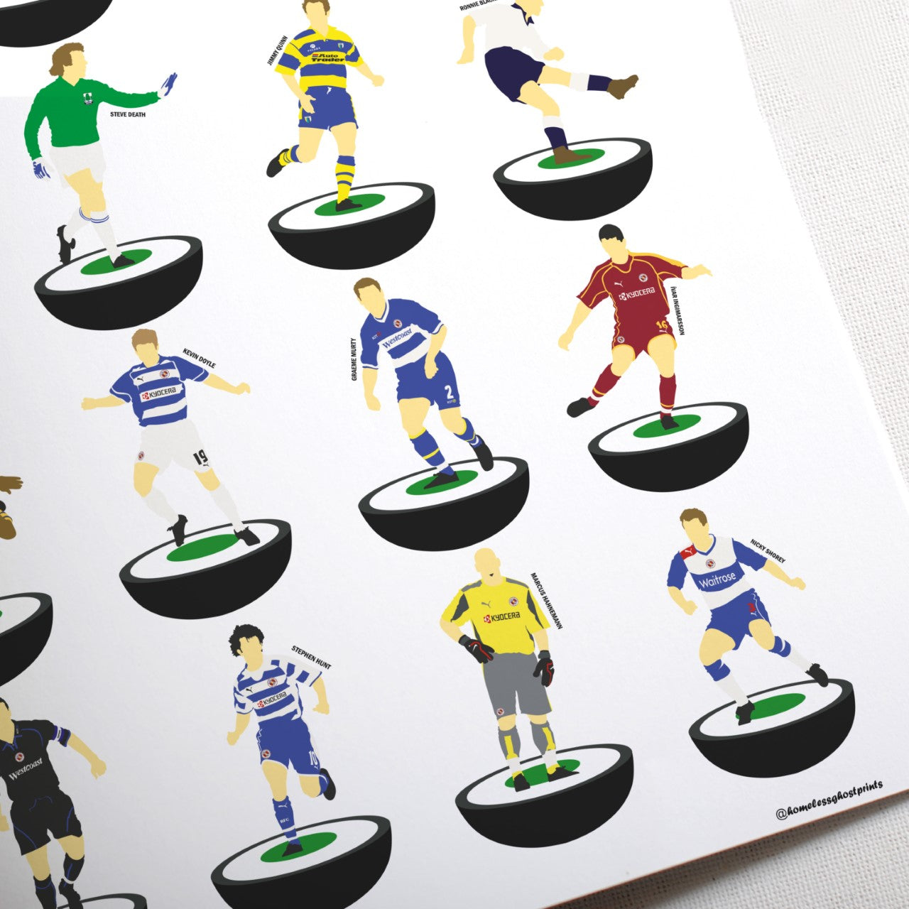 Reading Subbuteo Print