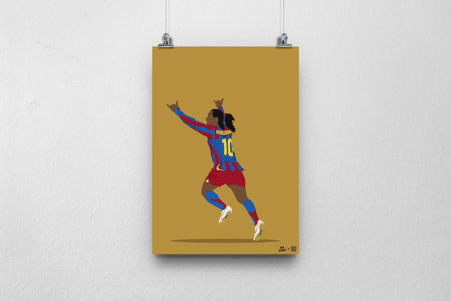 Ronaldinho A3 Print - DanDesignsGB