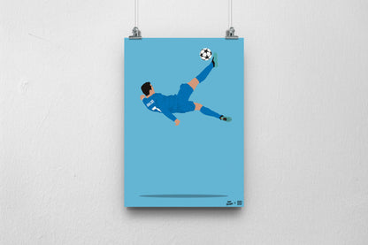 Ronaldo Real Madrid A3 Print - DanDesignsGB