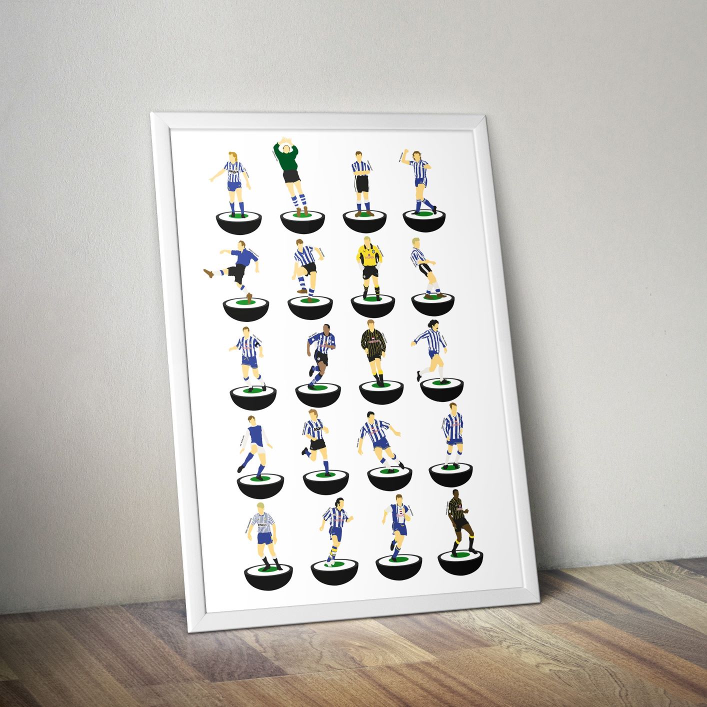 Sheffield Wednesday Subbuteo Print