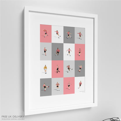 Sheffield United's Greatest Players Print