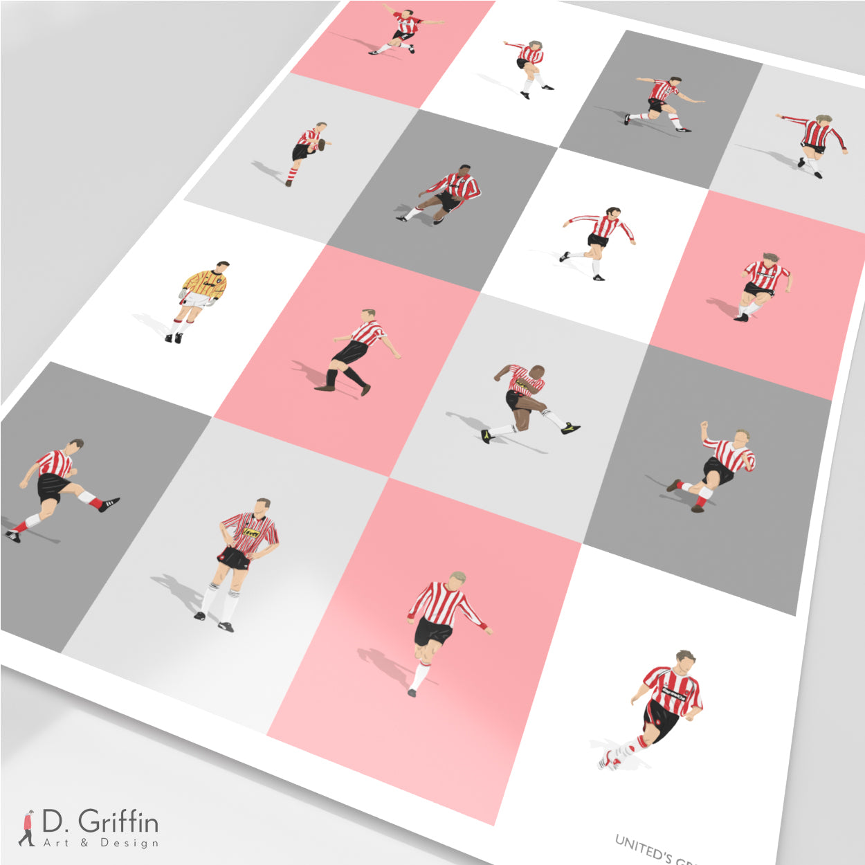 Sheffield United's Greatest Players Print