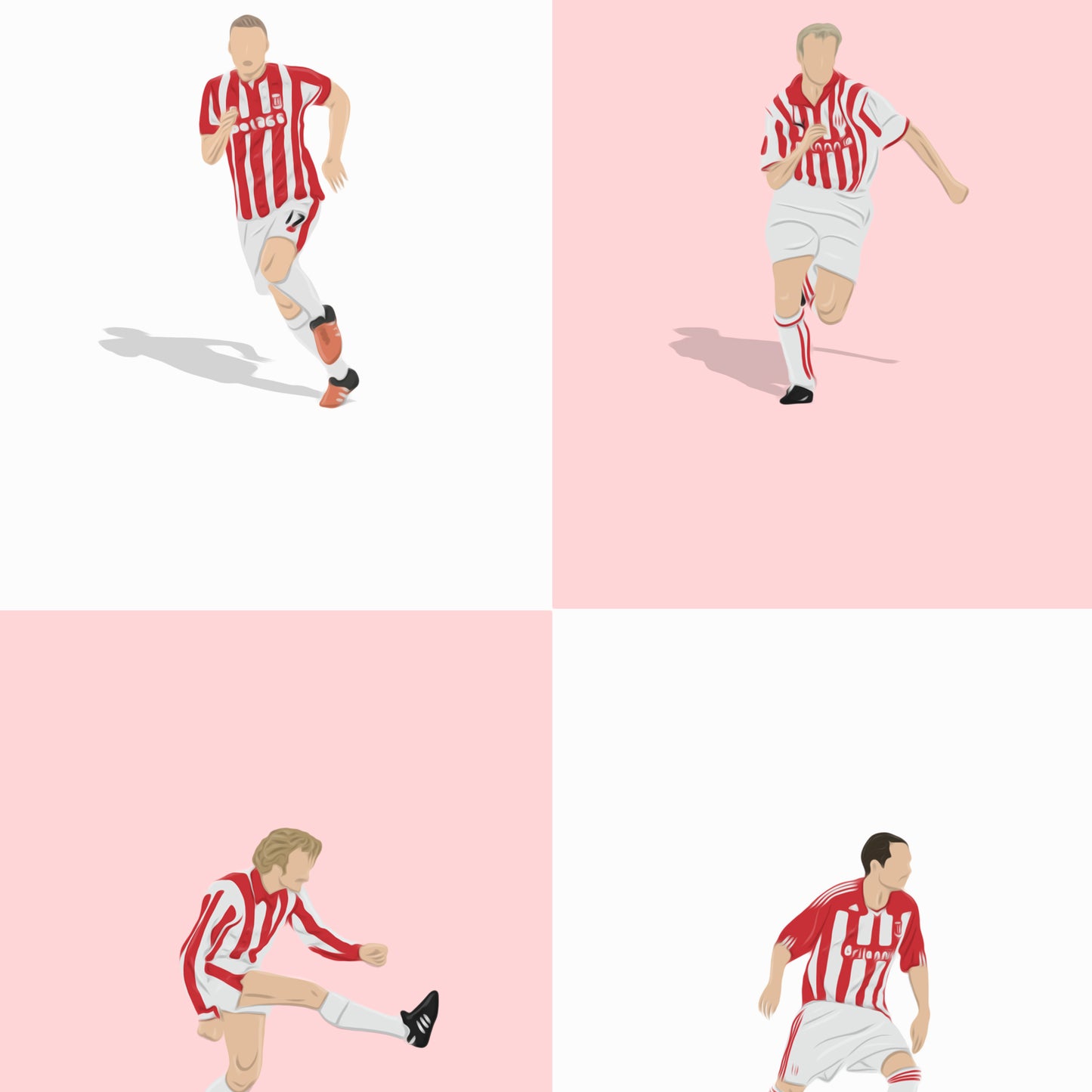 Stoke's Greatest Players Print