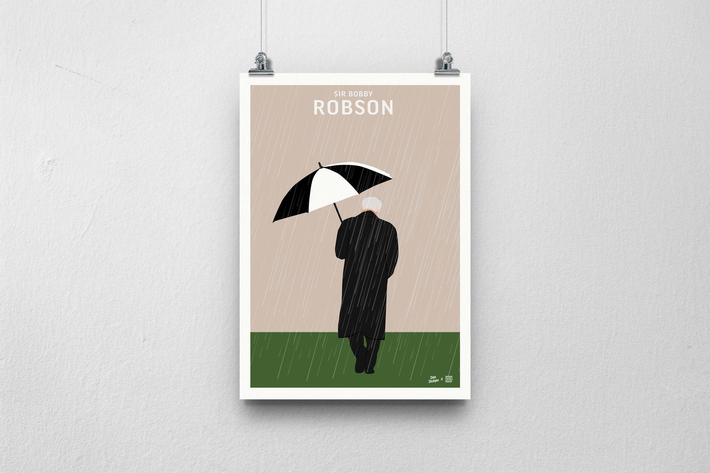 Sir Bobby Robson A3 Print - DanDesignsGB