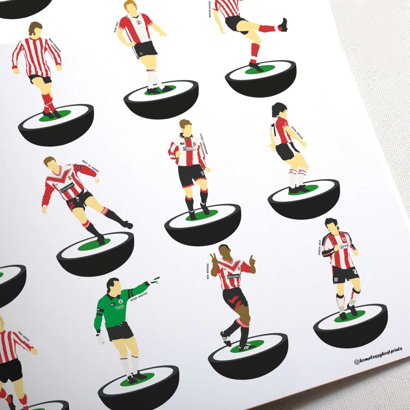 Southampton Subbuteo Print