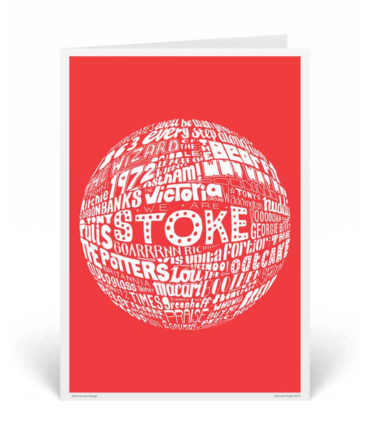 Sketch Book - Stoke City Card