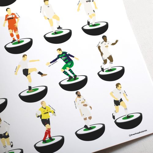 Swansea Subbuteo Print