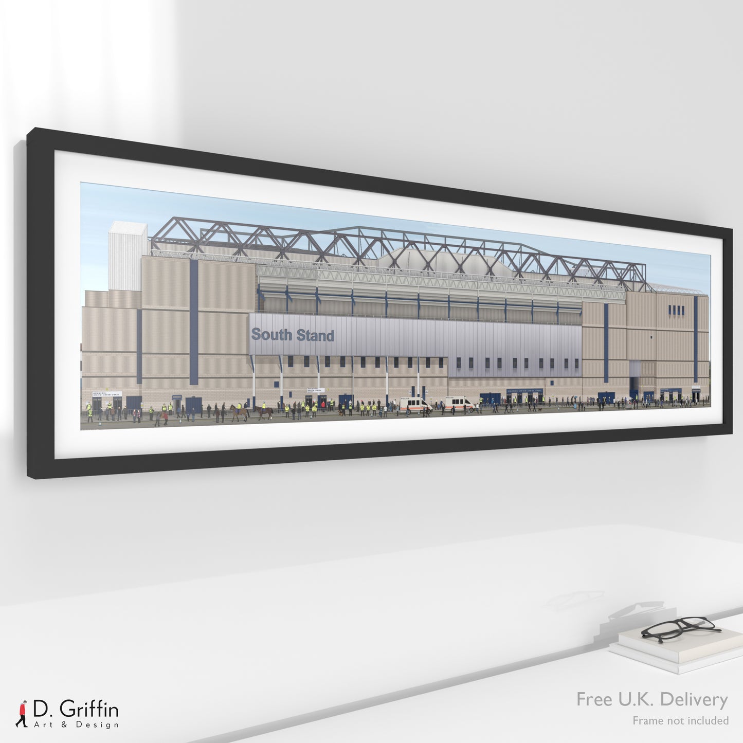 Tottenham Hotspur – White Hart Lane Stadium Panoramic Illustration