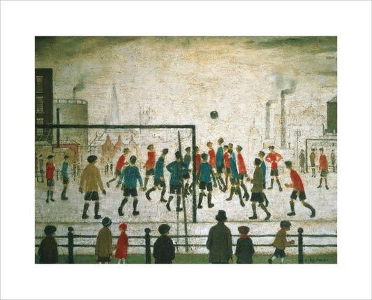 L S Lowry 'The Football Match' Print