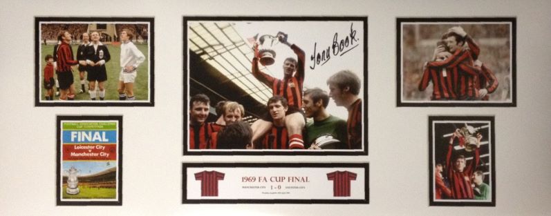 Tony Book Signed Manchester City 1969 Storyboard