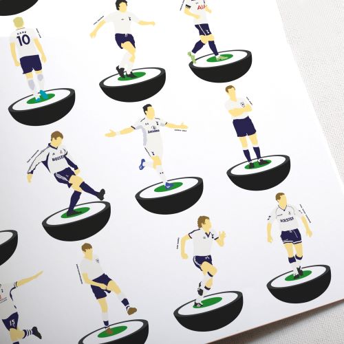 Tottenham Hotspur Subbuteo Print