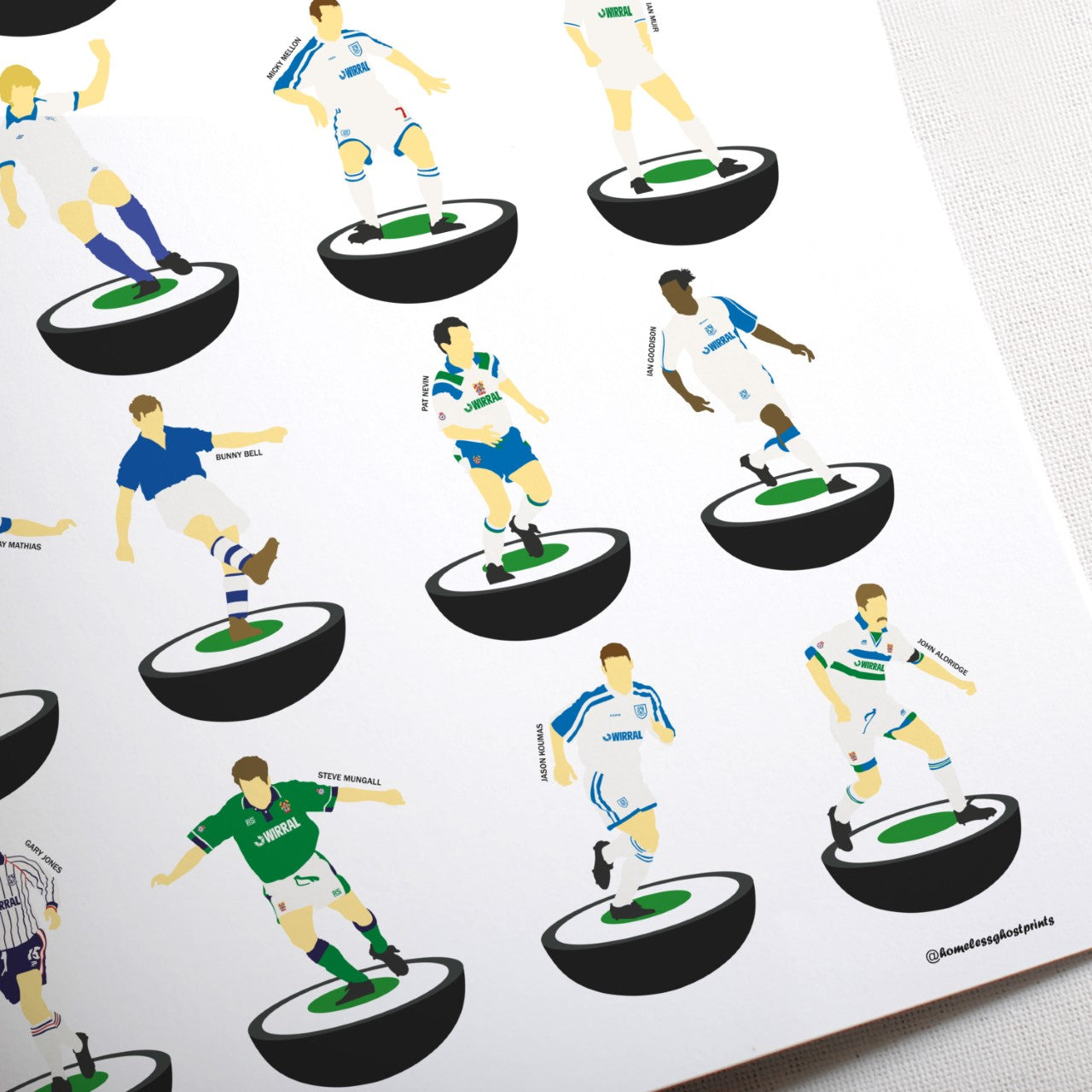 Tranmere Rovers Subbuteo Print