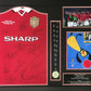 1999 Champions League Final replica shirt signed by 12
