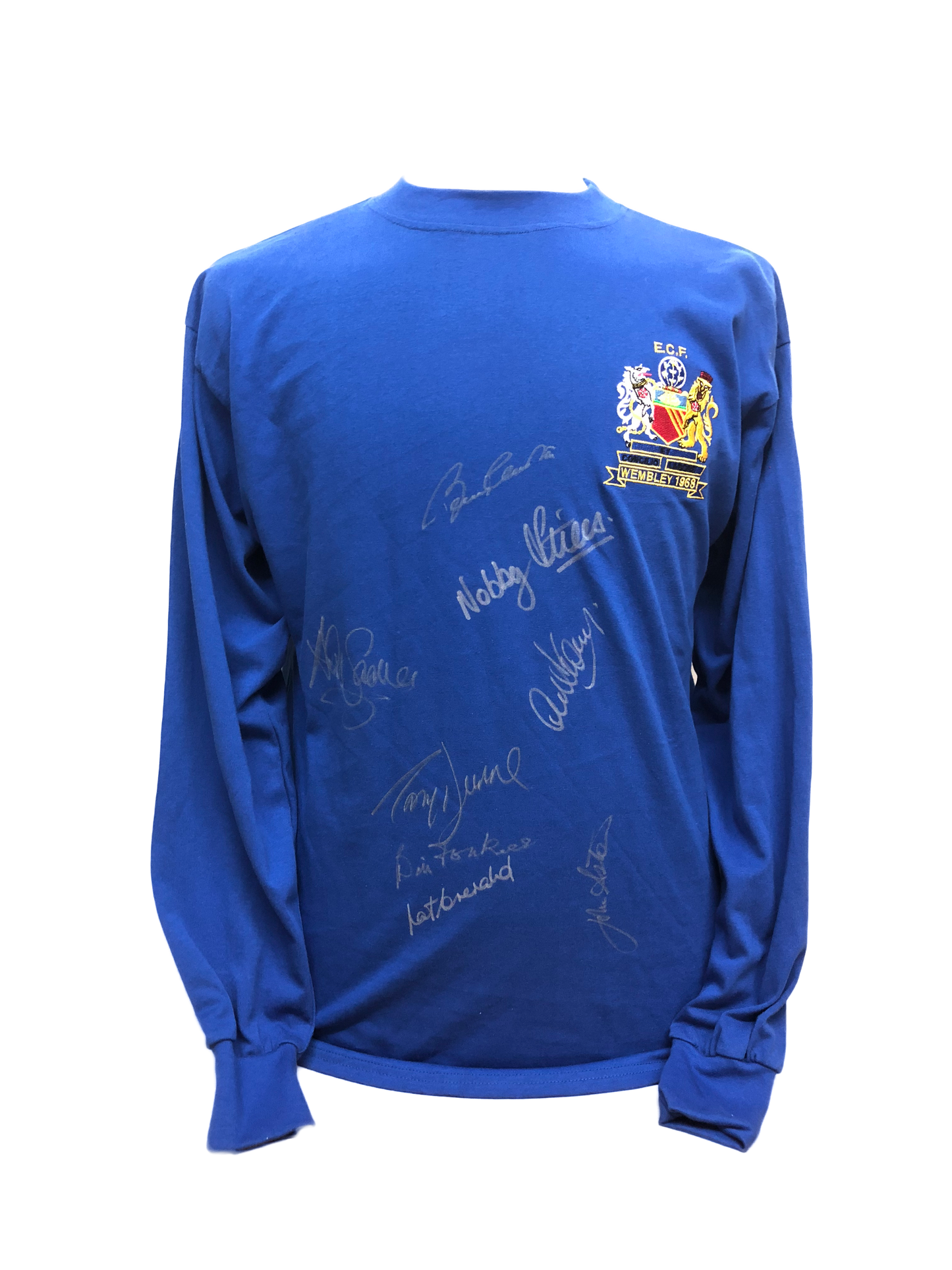 Manchester United 1968 European Cup Final Shirt Signed by 8