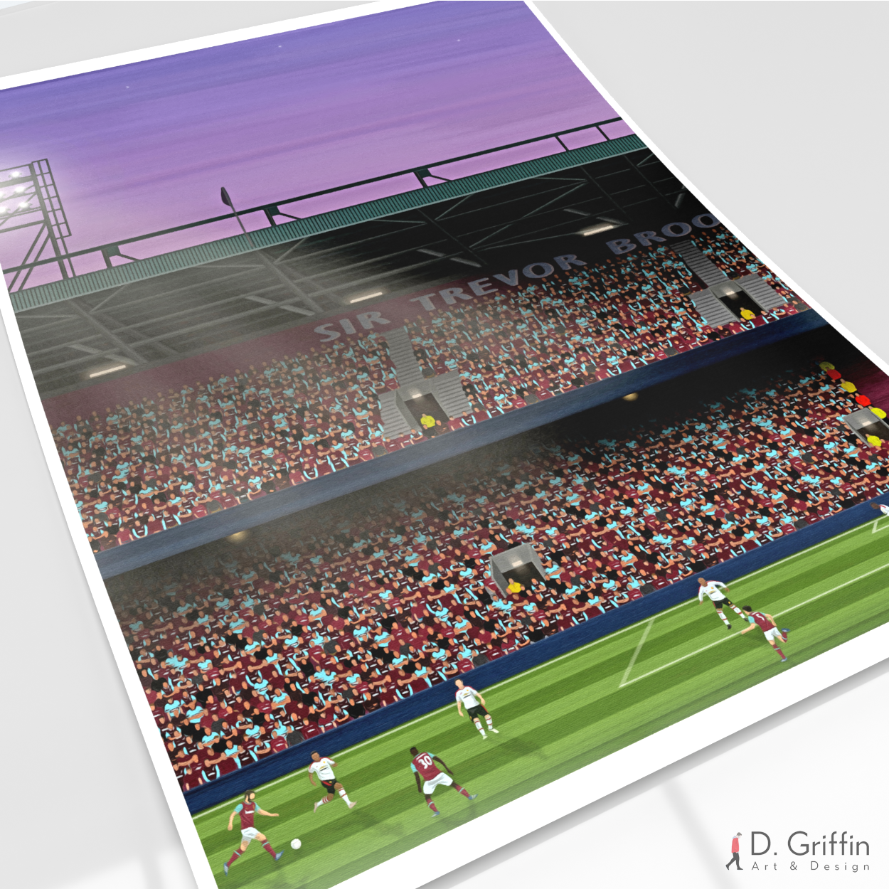 The last night at the Boleyn Art Print