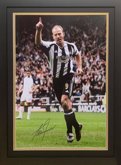 Alan Shearer Signed 30×20 Newcastle United Photo