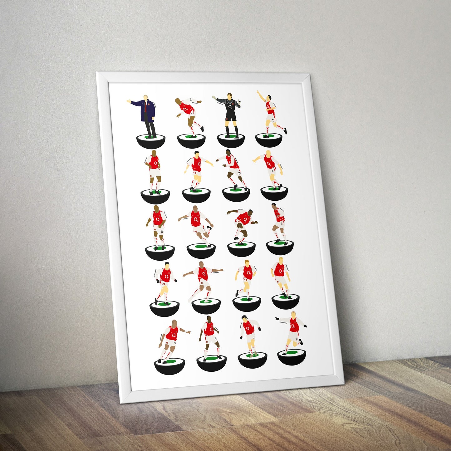 Arsenal Invincibles Subbuteo Print