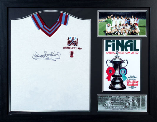 Trevor Brooking Signed 1980 West Ham Shirt