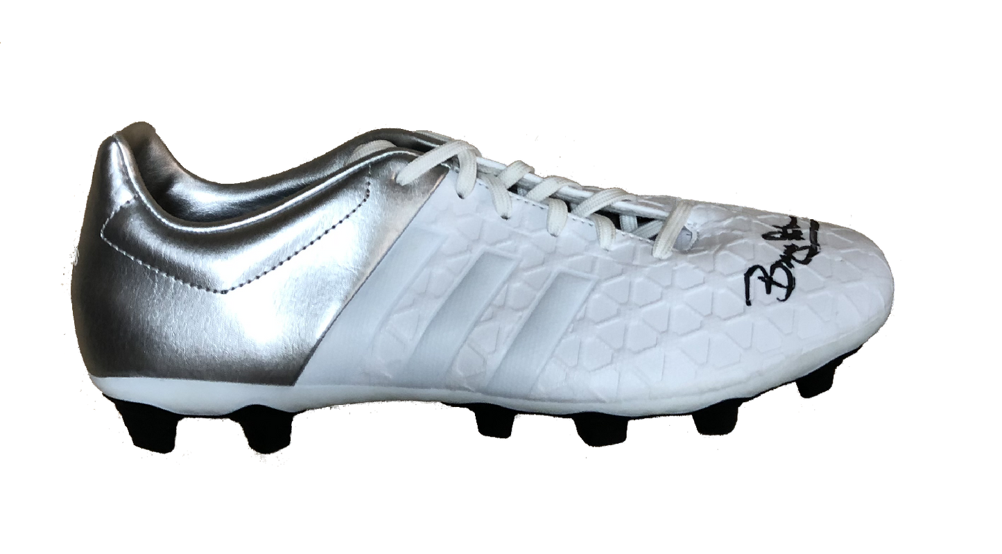 Bryan Robson Signed Adidas Football Boot